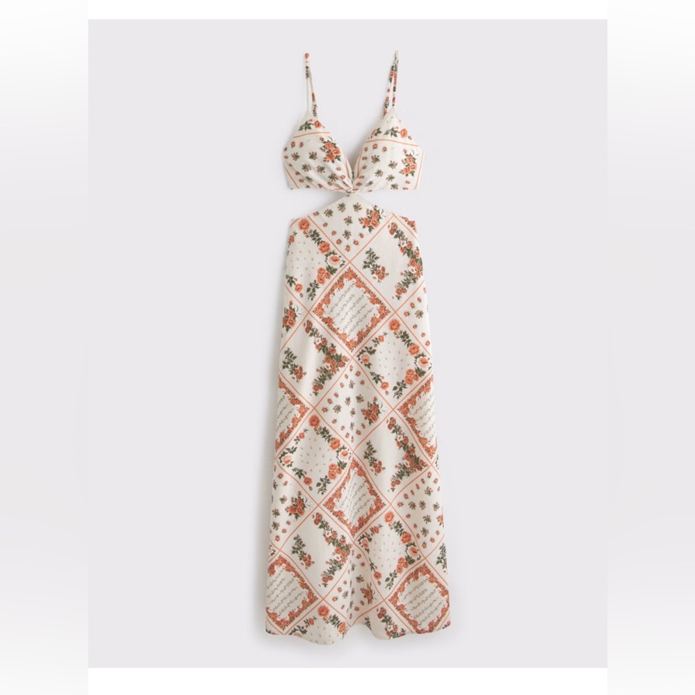 The A&F Julia Slip Cutout Maxi Dress